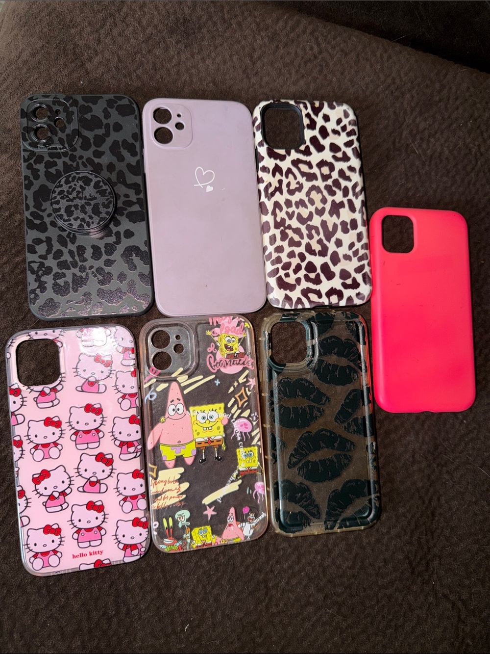 Assortment of iPhone 11 cases